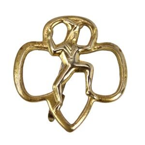 Vintage 1960’s Girl Scout Brownie Pin